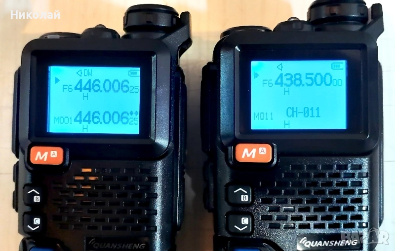 Комплект радиостанции QUANSHENG UV-5R PLUS , снимка 1