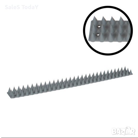 Шипове против птици, прегради за гълъби, пръчки, гъвкав материал, 3 бр. в комплект, снимка 1