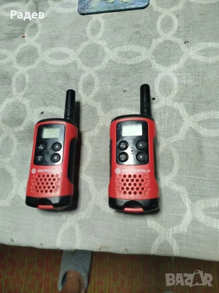 уоки токи радиостанция моторола 2 броя, снимка 1