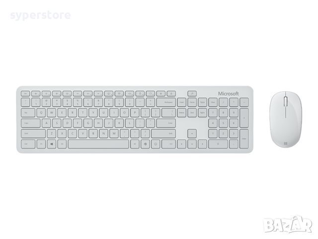2 в 1 Комплект клавиатура и мишка Безжични Microsoft Bluetooth Desktop QHG-00060 Модерни, компактни , снимка 1