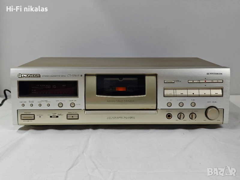 стерео касетъчен дек PIONEER CT-S740S-G, снимка 1