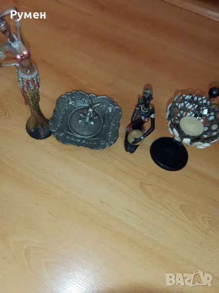 статуетки и свещник, снимка 1