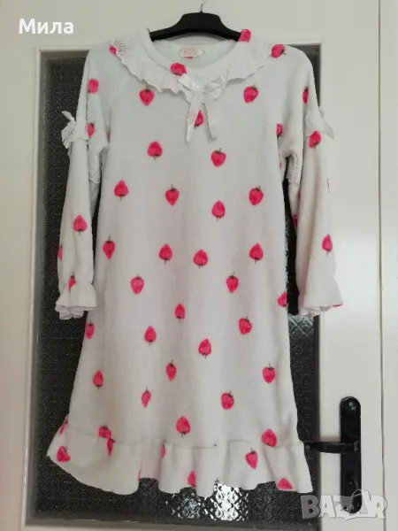 Домашна топла рокля полар размер L, снимка 1