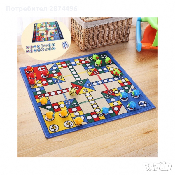 2714 Детско Килимче за Игра - Не се Сърди Човече, снимка 1