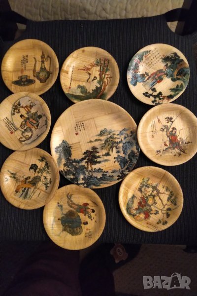  Намалени Ръчно изработен бамбуков сервиз за суши, снимка 1