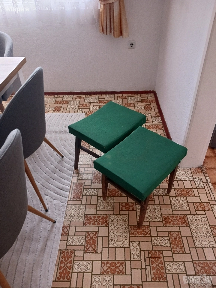 Таборетки от седемдесетте 2 броя, снимка 1