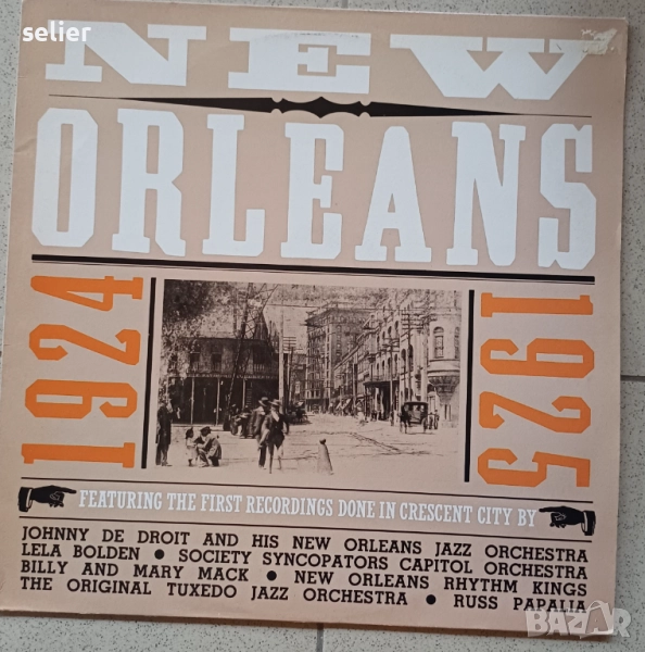 New Orleans 1924-1925 Издание 🇬🇧 UK 1987г Стил:Jazz, Blues Dixieland, Piano Blues, Ragtime Състоян, снимка 1