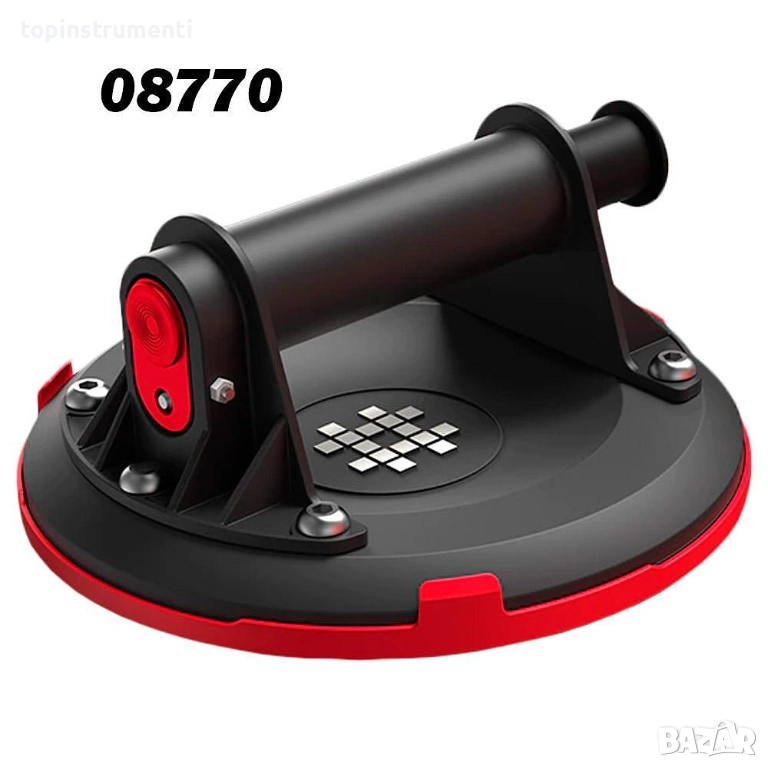 Вакуум вендуза с помпа, SHIJING P612, 203 мм, до 110 кг, в куфар, снимка 1