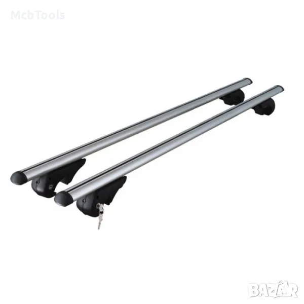 Напречни греди за кола за таван, за интегриран рейлинг, багажник, 102-135см , снимка 1