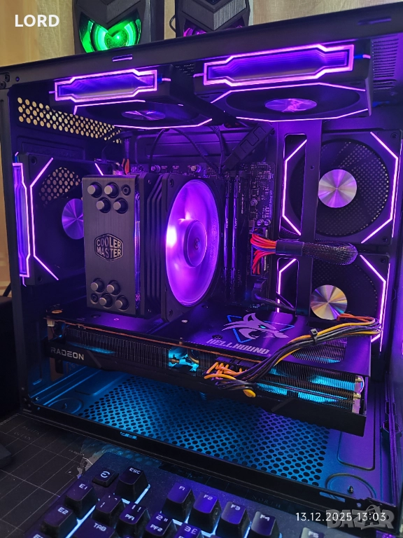 Геймърски i5 14400f, RX 6700 XT 12GB, RAM 32GB DDR4, SSD 512GB NVME, снимка 1