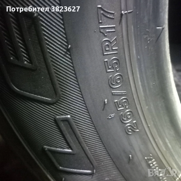 4 гуми за джип 265 65 17 Перфектни, снимка 1