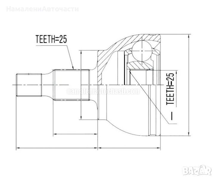 Предно външно каре A1693601572 NPZME007 Mercedes, снимка 1