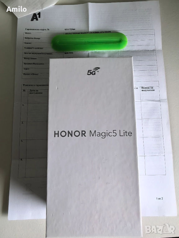 Продавам Honor Magic 5 Lite Black, снимка 1