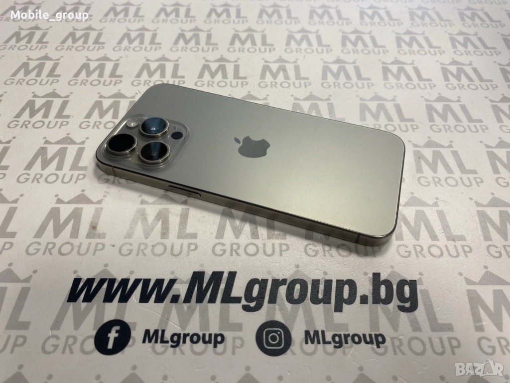 #MLgroup предлага iPhone 15 Pro Max 256GB Natural Titanium 87%, втора употреба., снимка 1
