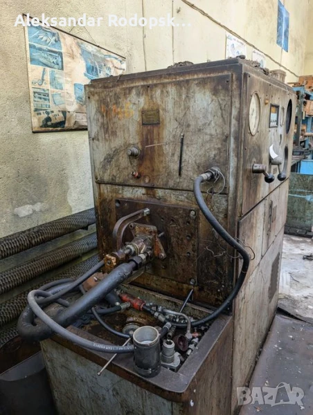 Стендове за изпитване на хидравлични елементи помпи маркучи цилиндри, снимка 1