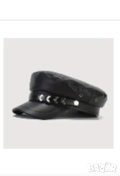 Дамска кожена шапка , снимка 1