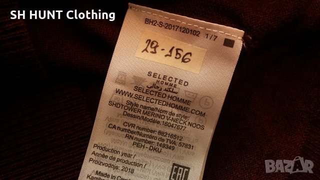 SELECTED 100% Merino Wool за лов риболов L - XL термо блуза пуловер 100% Мерино Вълна - 59, снимка 9 - Пуловери - 35884331