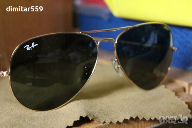 RayBan Aviator оригинални очила, снимка 5 - Слънчеви и диоптрични очила - 36243493
