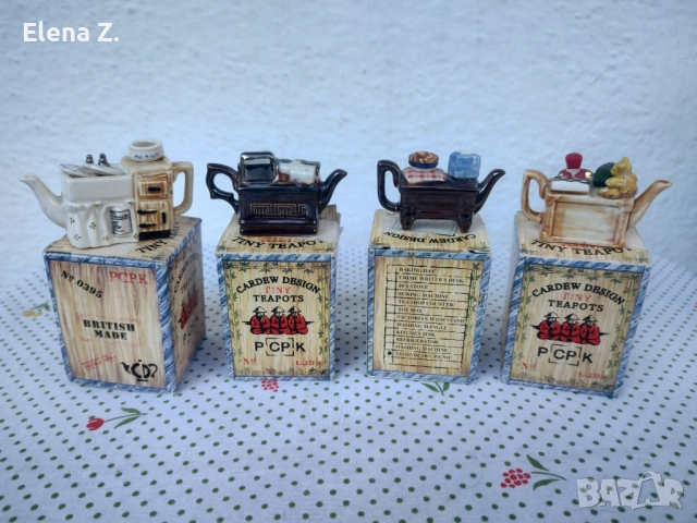 Колекционерски чайници орнаменти Paul Cardew, снимка 11 - Колекции - 52798470