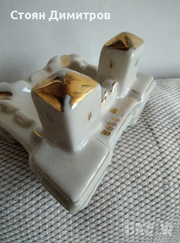 Български пепелник Баба Вида производство около 60 г миналия век без забележки по външния вид ръчна , снимка 1