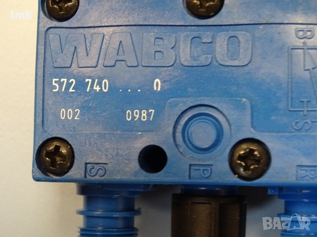Пневматичен разпределител WABCO 572 740...0 24V DC, снимка 5 - Резервни части за машини - 40528373
