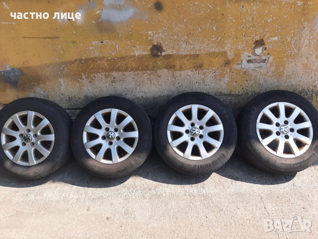 Ляти джанти с гуми за VW 5X112, снимка 1 - Гуми и джанти - 41320065