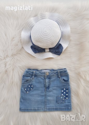 Дънково яке за момиче 80-86см., снимка 6 - Бебешки якета и елеци - 40136502