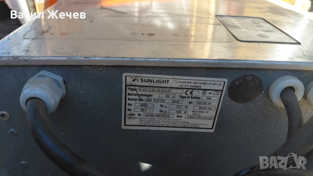 Зарядно устройство Sunlight Filon Futur 80V 100A, тип D 400 G 80/100 B25-FP, снимка 2 - Друга електроника - 52254032