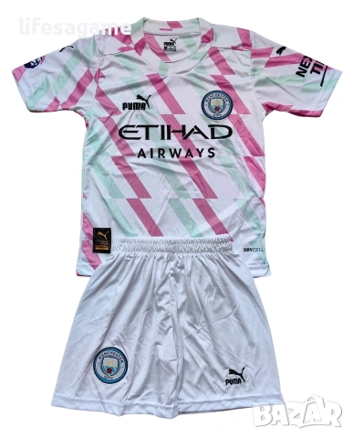 Детски футболен екип Манчестър Сити Холанд  комплект Manchester City Haaland, снимка 2 - Детски комплекти - 49688511