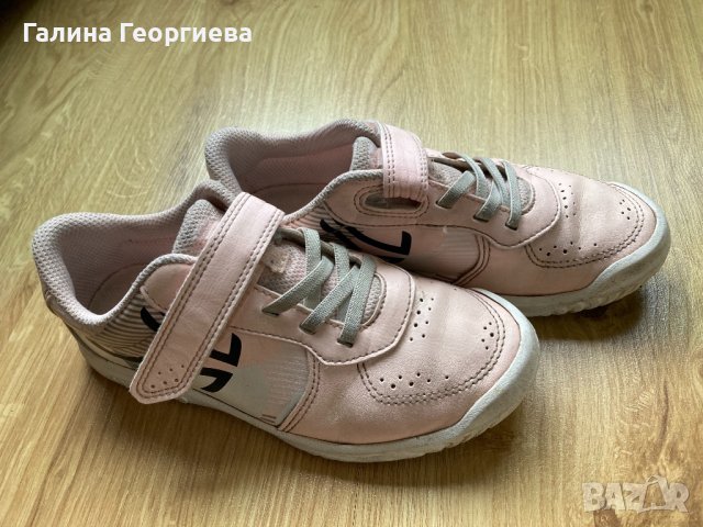 Кожени розови маратонки 32 номер, снимка 3 - Детски маратонки - 38664765