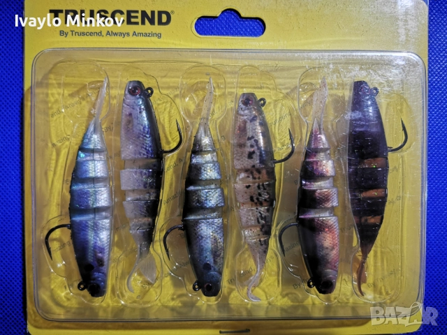 8.5см. 16гр. 6бр. Jig Силиконова примамка Truscend