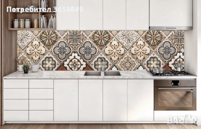 Гръб за кухня от 8 мм МДФ с принт, снимка 13 - Кухни - 50300047