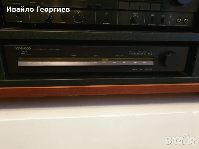 kenwood KT-80B tuner / аналогов радио приемник, снимка 4 - Ресийвъри, усилватели, смесителни пултове - 53473045