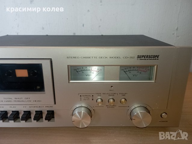 касетен дек "SUPERSCOPE by MARANTZ CD-312", снимка 6 - Декове - 41644734