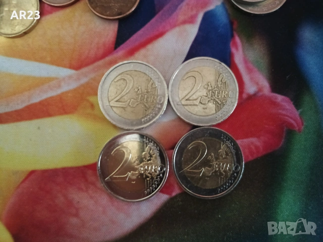 4 монети от 2 евро от различни държави, снимка 2 - Нумизматика и бонистика - 53690342