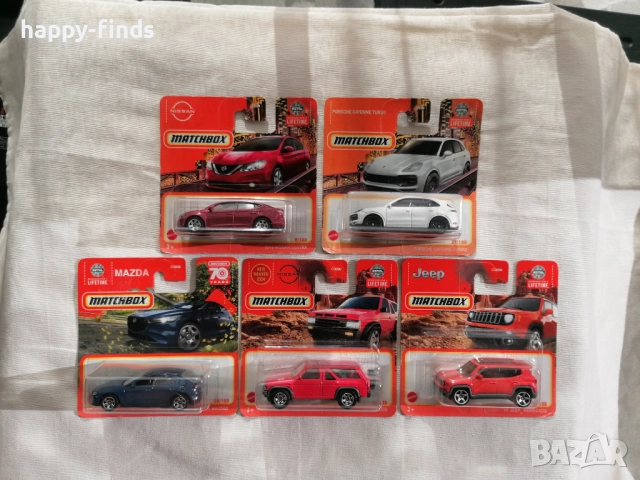 Matchbox Mazda, Nissan, Porsche, Jeep