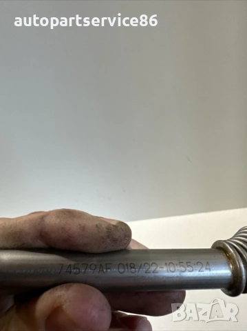 Тръба за масло турбо 65000 км за Peugeot 3008 1.2T (2022) 74579AF, снимка 3 - Части - 53603385