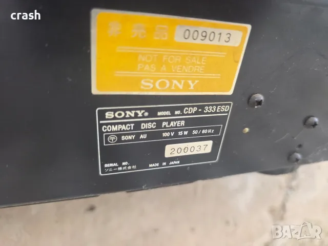 Sony CDP-333ESD, снимка 5 - Аудиосистеми - 56274753
