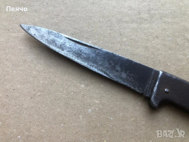 стар военен нож "MERCATOR" D. R. G. M. - WWI / WWII, снимка 7 - Антикварни и старинни предмети - 51381546