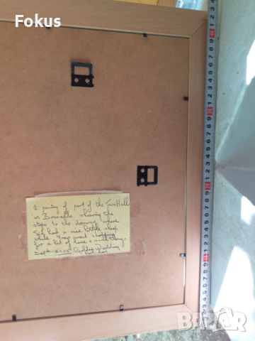 ПРЕКРАСНА КАРТИНА РИСУНКА ИЗВЕСТЕН ХУДОЖНИК ПОДПИС, снимка 4 - Антикварни и старинни предмети - 53519412