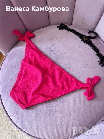 Розови бански долнища с панделки, снимка 4 - Бански костюми - 40214128