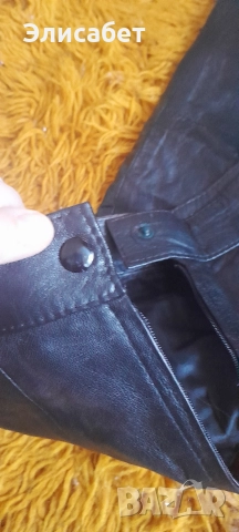 Дамска кожена пола 3/4, естествена кожа, снимка 13 - Поли - 52954201