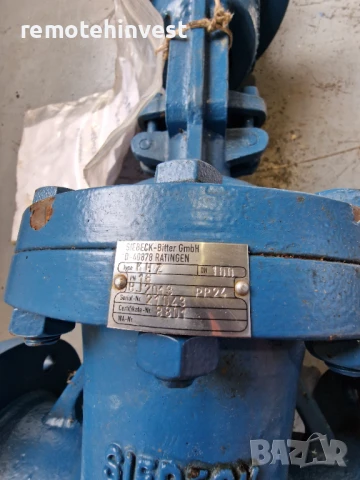 Спирателен Кран  с хидравличен цилиндър/ Индустриална Арматура / Siebeck - Rexroth , снимка 2 - Други машини и части - 51344523