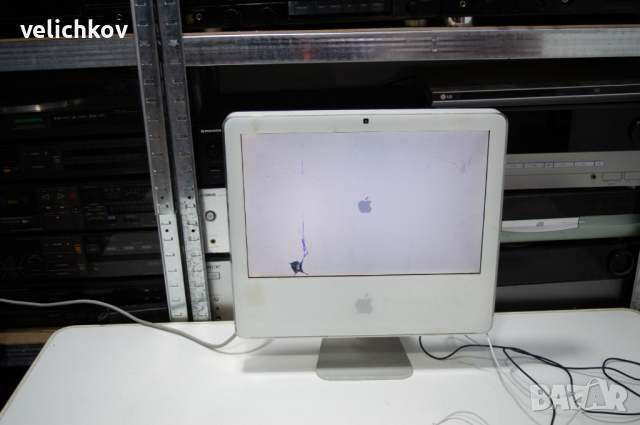 Компютър Imac   Пукнат дисплей  1.83 ghz  Core 2 Duo  512 mb DDR2 , снимка 2 - Работни компютри - 36134813