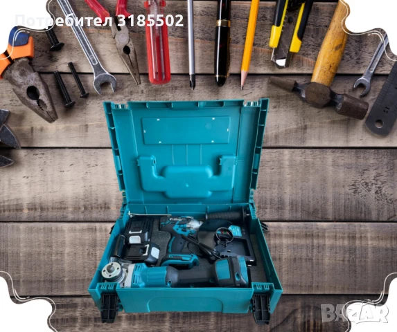 Акумулаторен ударен винтоверт и безчетков ъглошлайф /36V, 8Ah/, снимка 5 - Винтоверти - 51251979