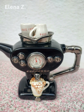 Чайник ретро машина за еспресо за колекционери, снимка 8 - Декорация за дома - 53704237