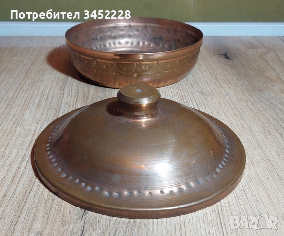 кутия медна ретро за ценители отлична , снимка 5 - Антикварни и старинни предмети - 51546336