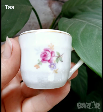 Бърдуче с чашки БГ порцелан, снимка 8 - Сервизи - 50745784