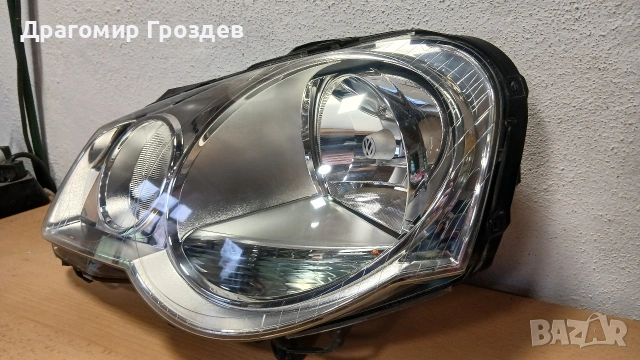 Оригинален ляв фар за VW Polo / Фолксваген Поло (2005-2009), снимка 3 - Части - 49902039