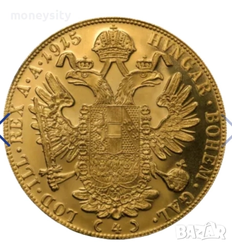 Златна монета Австрия Франц Йосиф 4 дуката, снимка 2 - Нумизматика и бонистика - 52258766